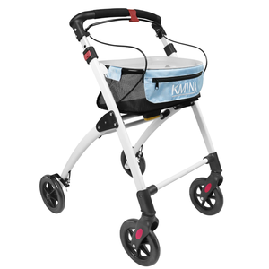 <span class=keywords><strong>Andador</strong></span> Compacto para Uso en Interiores y Exteriores, Andadores para Personas Mayores y Adultos con Bandeja, Blanco y Azul, <span class=keywords><strong>KMINA</strong></span> K10010 - Product Image 3
