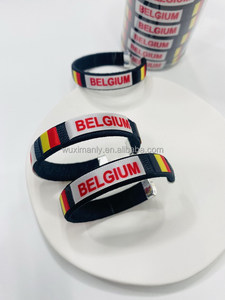 Quốc gia Đức cờ <span class=keywords><strong>d</strong></span>ệt vòng đeo tay hàng đầu 32 quốc gia Châu Âu bóng đá cup người hâm mộ <span class=keywords><strong>d</strong></span>ây đeo cổ tay thời trang có cổ - Product Image 4