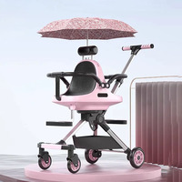 Poussette double Lemoon Premium pour bébés, harnais de sécurité à 5 points, roues universelles à 360°, design pliable, siège en cuir coquille d'œuf, plastique