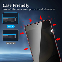 Protection d'écran en verre trempé anti-espion 9H à couverture intégrale pour iPhone XR 11 12 13 14 15 16 17 Pro Max