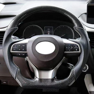 Carbon Fiber Steering <b>Wheel</b> 44mm Inner Diameter For Toyota Lexus Subaru 2013-2016 Customizable 3 <b>Spoke</b> Design - Product Image 2