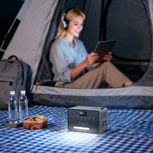 Station d'alimentation portable hors réseau avec batterie LiFePO4, 4000 cycles, sortie AC 100W, générateur solaire avec USB-C PD 100W pour ordinateur portable et téléphone - Product Image 6