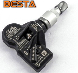 Capteur de pression des pneus TPMS 5Q0907275B <span class=keywords><strong>pour</strong></span> Audi A4-A8 S4-S7 <span class=keywords><strong>pour</strong></span> Volkswagen <span class=keywords><strong>pour</strong></span> Passat <span class=keywords><strong>pour</strong></span> Touareg <span class=keywords><strong>pour</strong></span> <span class=keywords><strong>Tiguan</strong></span> <span class=keywords><strong>pour</strong></span> Beetle <span class=keywords><strong>pour</strong></span> Golf - Product Image 2