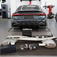 Système d'échappement avant et arrière avec soupapes AUDC8RS6090801 pour Audi RS6 RS7 C8 4.0T, pièces de tuning performance