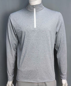 Jogging Half Zip Sudadera con capucha de golf para hombre al aire libre 1/4 Zip Pullover Tela Nuevo diseño personalizado Sport Running Logo Fleece - Product Image 4