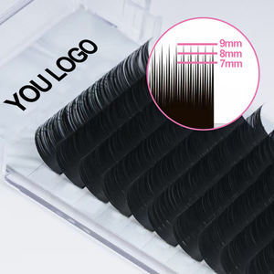 JOMAY-Extensiones de Pestañas Individuales de Seda, Pestañas Clásicas con Logotipo Personalizado, Volumen Ruso, 0,10, 0,12, 0,15 - Product Image 5