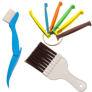 Kit d'outils de nettoyage Yunbei, ensemble de brosses colorées pour le décapage de la poussière des radiateurs de climatiseur, 8-20 par pouce - Product Image 1