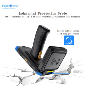 Nhà Máy PDA Android 11 Qualcomm Octa-core cầm tay UHF RFID Reader Tuổi thọ pin dài tốc độ cao Wi-Fi 6 bảo mật cao <span class=keywords><strong>EAS</strong></span> hệ thống - Product Image 5