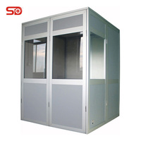 Cabine d'interprétation professionnelle à forte isolation phonique SINGDEN SIB003 avec bureau