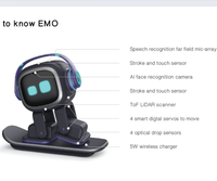 Jouet robot intelligent compagnon, reconnaissance vocale, communication émotionnelle, enfant, adulte, animal de compagnie électronique, IA, Android