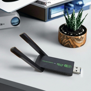 Doble banda 2,4G/5GHz 1300Mbps USB WiFi5 adaptador AC1300 receptor inalámbrico tarjetas de red portátil para interfaz <span class=keywords><strong>Bluetooth</strong></span> externa - Product Image 2
