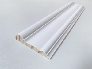Modern <b>Flooring</b> <b>Accessories</b> Design White Mouldings Monterey Pine Baseboard Wooden Moulding for Indoor Use - Product Image 6