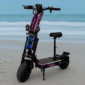 High Quality Scooter <b>72v</b> Dual Motors 10000 15000 Powerful 40ah 50ah 80ah 100ah Long <b>Battery</b> Range E Scooter Folding - Product Image 1