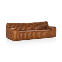 Canapé de luxe rembourré durable pour villa, design moderne et élégant
