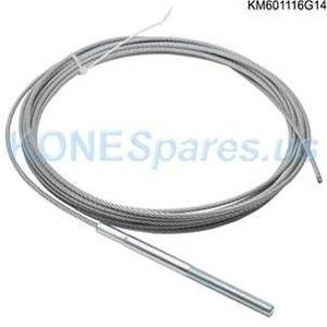 Câble métallique synchrone de porte de voiture Kone KM601116G14 de conception moderne pour ascenseur 6700MM L pour hôtels et ascenseurs - Product Image 3