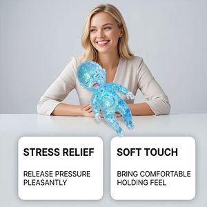 Jouet anti-stress créatif en TPR vert pour bébé, à rebond lent, pour la décompression - Product Image 4