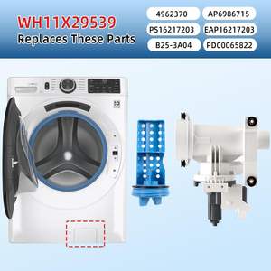 Motor de bomba de drenaje de arandela WH11X29539 para lavadoras <span class=keywords><strong>Whirlpool</strong></span>, reemplazo de 4962370, AP6986715, PS16217203, EAP16217203 - Product Image 3
