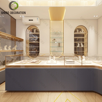 Vitrine de Comptoir en Verre Moderne pour Bijoux – Présentoir Haut de Gamme Durable avec Design de Magasin de Bijouterie de Luxe