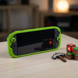 Custodia protettiva protettiva in Silicone morbido 3D con impugnatura a pollice per Console Nintendo Switch 2 e Joycon Design personalizzato - Product Image 2