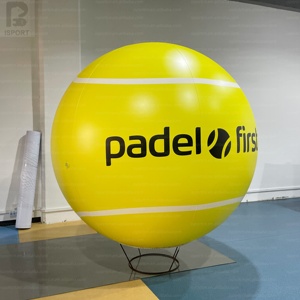 Pelota <span class=keywords><strong>de</strong></span> Pádel Inflable Gigante <span class=keywords><strong>de</strong></span> 6.5 Pies con Logotipo Personalizado, Decoración para Fotos, Ideal para Carnavales, Centros Comerciales y Actividades Deportivas - Product Image 3