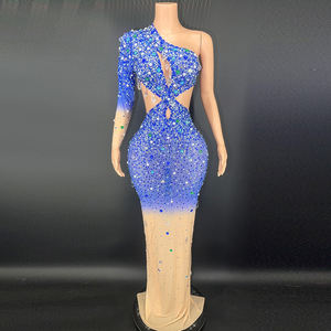 若い女性のためのエレガントなプロムイブニングパーティードレスロングドレス - Product Image 1