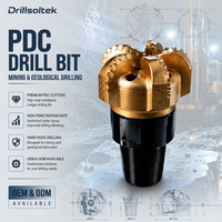 Foret de forage PDC résistant à l'usure Drillsoltek pour l'exploration minière et le forage de puits d'eau