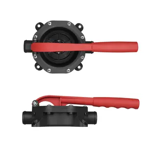 Newmao bomba manual de diafragma com punho plástico para bilge marinho 720gph