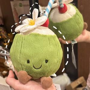 2026新款ZT批发定制阿鲁巴椰子毛绒人物玩具毛绒pp棉帕米棕榈树设计毛绒玩具 - Product Image 1