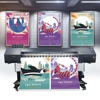 Impresora digital UV de rollo a rollo de 1.8m de alta velocidad y alta resolución para impresión de vinilos y pegatinas con cabezal Xp600