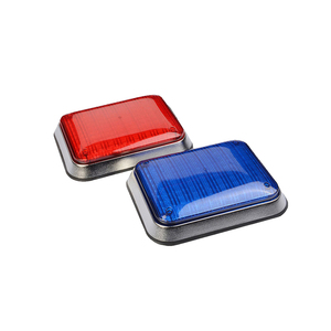 Feux stroboscopiques LED 12V-24V 270x210mm Rouge/Bleu/Blanc/Ambre, feux d'avertissement d'urgence à montage en surface pour ambulance, camion de pompiers, véhicule - Product Image 1