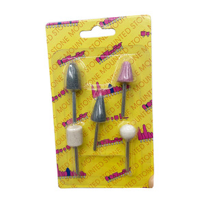 SATC Outil abrasif, Trousse assortie d'affûteurs de couteaux à bois, Têtes de meulage, Pierres de polissage, Pierres montées pour métal et acier inoxydable SA23101 - Product Image 2