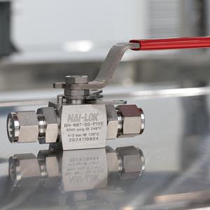 วาล์วบอลแรงดันสูง NAI <span class=keywords><strong>LOK</strong></span> 6000psi ขนาด 1/4 1/2 นิ้ว NPT BSPP BSPT เกลียวใน วาล์วบอลเกลียวใน Hastelloy C276 พร้อมซีล PEEK สำหรับแก๊ส - Product Image 3