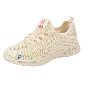 Factory Direct Sale Women's Sports Shoes Cushioning Fly Knit Fashion Lightweight Running Sneakers Spring Autumn Casual Work - Product Image 2