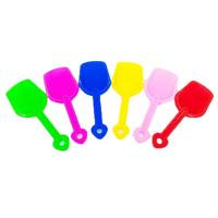 Vente en gros de pelles de plage en plastique de petite taille, 19 cm, pelles de modelage économiques, outils de creusement de sable pour enfants et jouets de plage