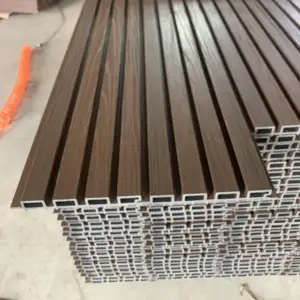 Eco-friendly Exterior Wood Plastic Composite Wall Panels Co-extrued Cladding 219*26mm