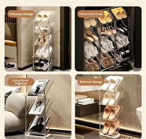 Scarpiera Verticale Multistrato Salvaspazio per Ingresso, Corridoio, Camera da Letto - Organizzatore di Scarpe Domestico per Uso Quotidiano - Offerta Speciale - Product Image 4