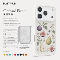 Coque de téléphone personnalisée OEM en paille de blé, ultra-fine, compostable, anti-traces de doigts, avec impression UV et gravure à froid pour iPhone 18 17