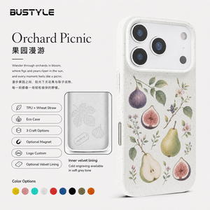 เค<span class=keywords><strong>ส</strong></span>โทรศัพท์มือถือ iPhone 18 17 แบบย่อยสลายได้ ผลิตตามสั่ง (OEM) พิมพ์ลาย UV  แกะสลักเย็น  บางเฉียบ ป้องกันรอยนิ้วมือ  วั<span class=keywords><strong>ส</strong></span>ดุฟางข้าวสาลี - Product Image 3