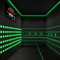 Équipement de labyrinthe laser d'aventure en intérieur, lumières de jeu laser interactives pour parcs à thème, FEC et salles d'évasion, directement de l'usine