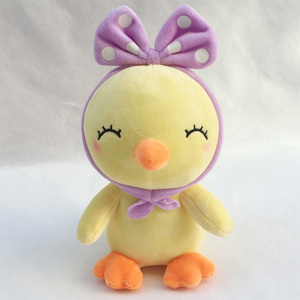 <span class=keywords><strong>Canard</strong></span> jaune mignon en peluche avec porte-clés en forme <span class=keywords><strong>de</strong></span> bandeau jouets pour cadeaux - Product Image 4