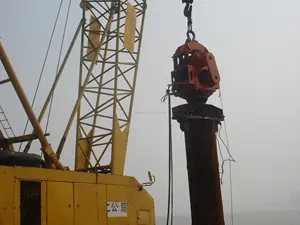 Electric Vibratory Pile Hammer For Steel Pipe Piles RT-150A Pile Driver