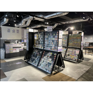 Tùy chỉnh kim loại trong suốt tầng thường vụ giao dịch thẻ hiển thị trường hợp hiện đại pokémoon thẻ thể thao thẻ hiển thị giới thiệu đứng - Product Image 6