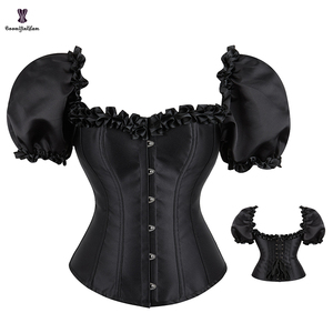 Steam-Corset Bandage gótico Punk para mujer, corpiño de manga corta, corpiño - Product Image 2