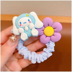 Vendita calda stile coreano Trending moda resina fiocco fascia per capelli con perle Scrunchies Design carino semplice per bambini donne all'ingrosso - Product Image 1