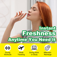 ELAIMEI Lot de 4 bâtonnets nasaux d'aromathérapie sûrs, respiration rafraîchissante, inhalateur nasal 100% naturel pour la relaxation quotidienne