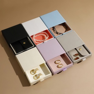 Estuche de Almacenamiento Premium para Pendientes, Caja para Pendientes con Tapa de Acrílico Transparente y Tela Antideslustre para Plata - Product Image 3