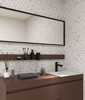 Carreaux de mosaïque en porcelaine antidérapants, carreaux muraux en céramique émaillée pour salle de bain, cuisine, entrepôt, usage professionnel