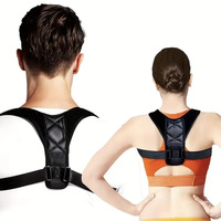 Correcteur de posture dorsal réglable pour corriger la forme du corps des adultes, avec un design respirant et portable