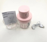 Elektrische Vlees Knoflook Molens & Crusher Usb Fruit Vlees Cutter Blender Groentechopper Machine Keuken Gereedschap