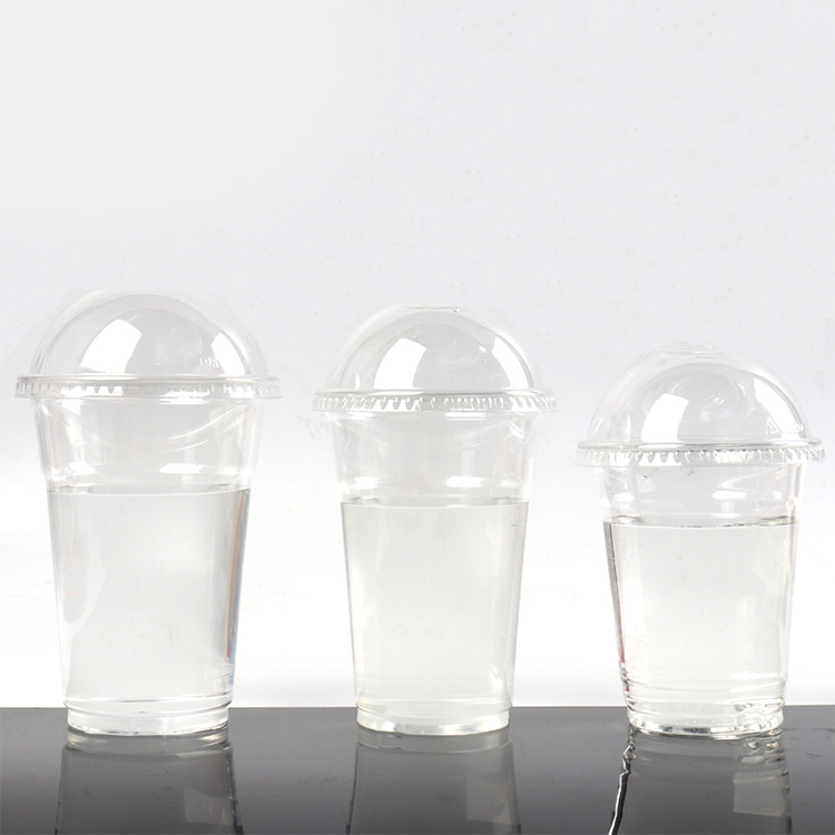 Активированный уголь и чашка объемом 16 унций 95 мм прозрачный пластиковый одноразовый стаканчик с крышкой для кубиков льда напечатанным логотипом клиента кофе со льдом